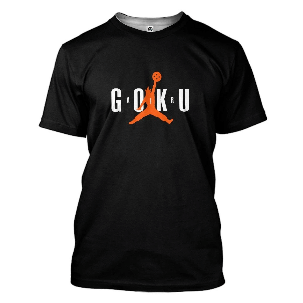 Gearhuman 3D Air Goku Custom Tshirt Apparel GN26089 3D T-shirt T-Shirt S