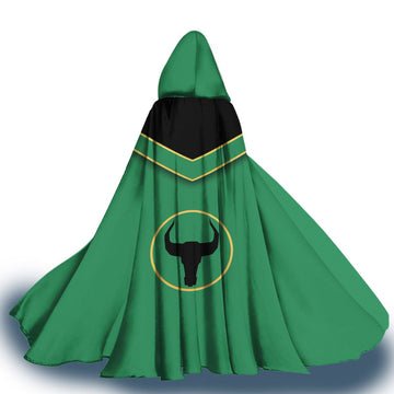 Gearhumans 3D Green Power Rangers Mystic Force Custom Hooded Cloak