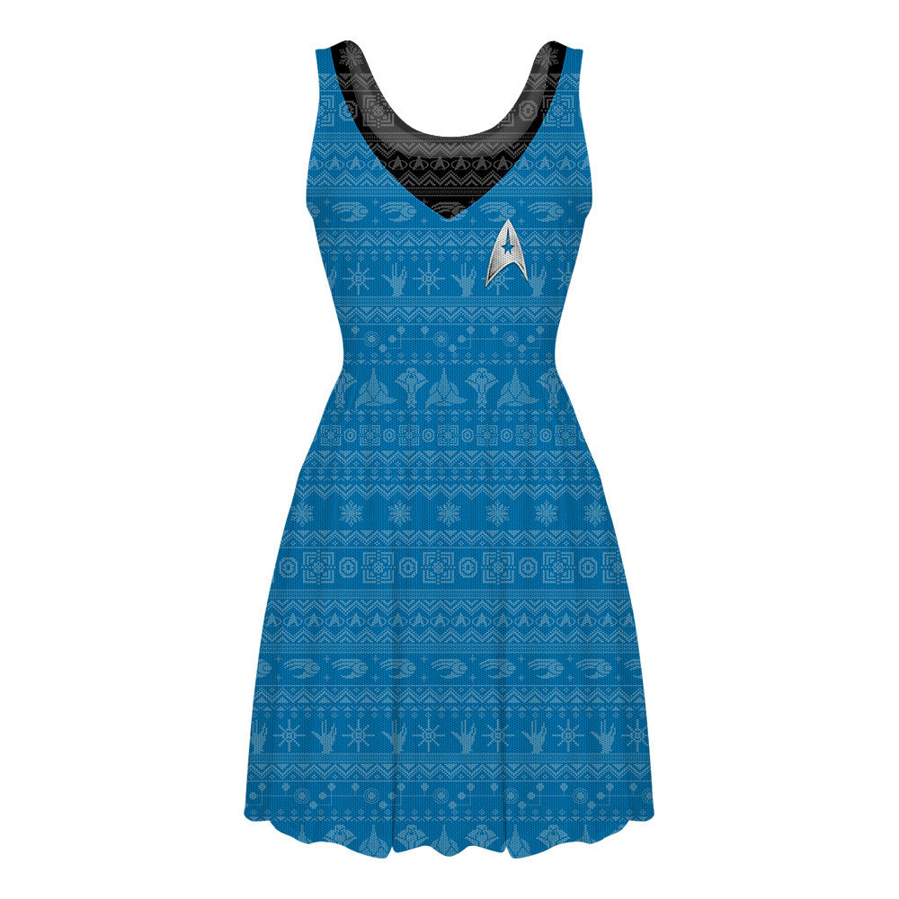 blue ugly dress Women's Classic Beige and Blue Ugly Christmas Dress – Ugly Christmas  Sweaters