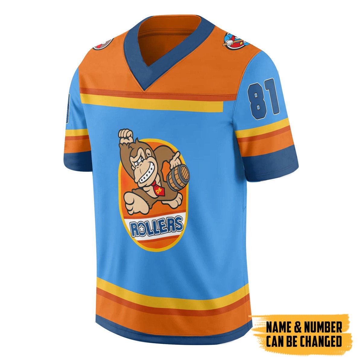 Jersey Ninja - Denver Broncos Orange Hockey Jersey