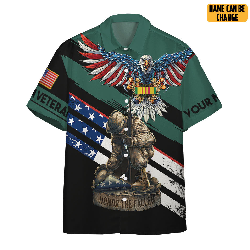 Vietnam Veteran American Eagle Flag Vietnam Vets MC BNN176Fv - USA Clothing