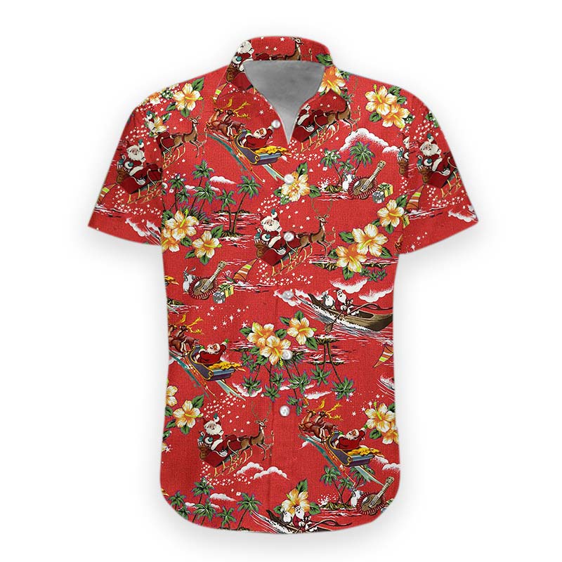 Gearhumans 3D TMNT Hawaii Shirt Short Sleeve Shirt / XL Christmas Gift, Christmas Gift Ideas