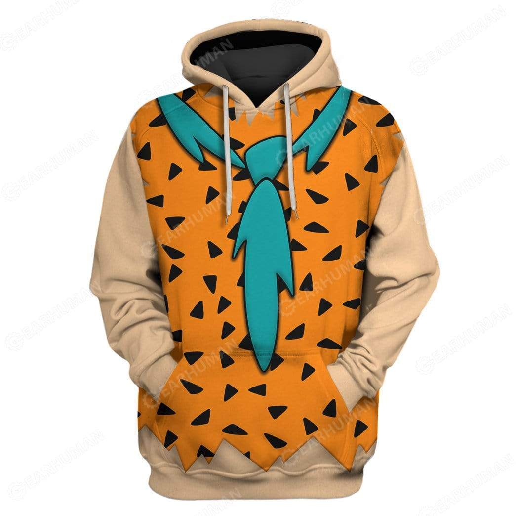 Apparel Fred Flintstone Hoodie Gearhumans Custom Fred Flintstone