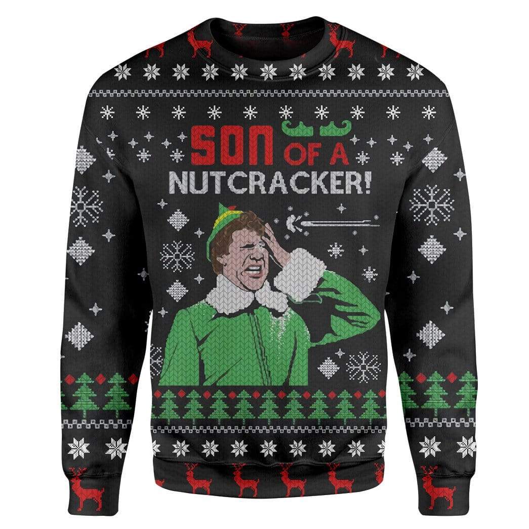 Gearhumans Custom Ugly Son Of A Nutcracker Christmas Sweater Jumper