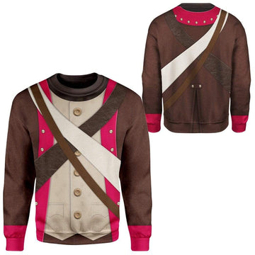 Gearhumans 3D American Infantry 6th Continental Regiment Custom Sweatshirt Apparel