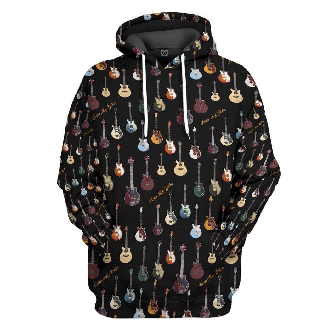 brian may gear Gearhumans 3D Brian May Custom Hoodie Apparel