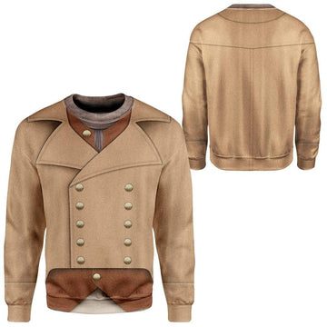 Gearhumans 3D Colonial Militia 1776 Custom Sweatshirt Apparel