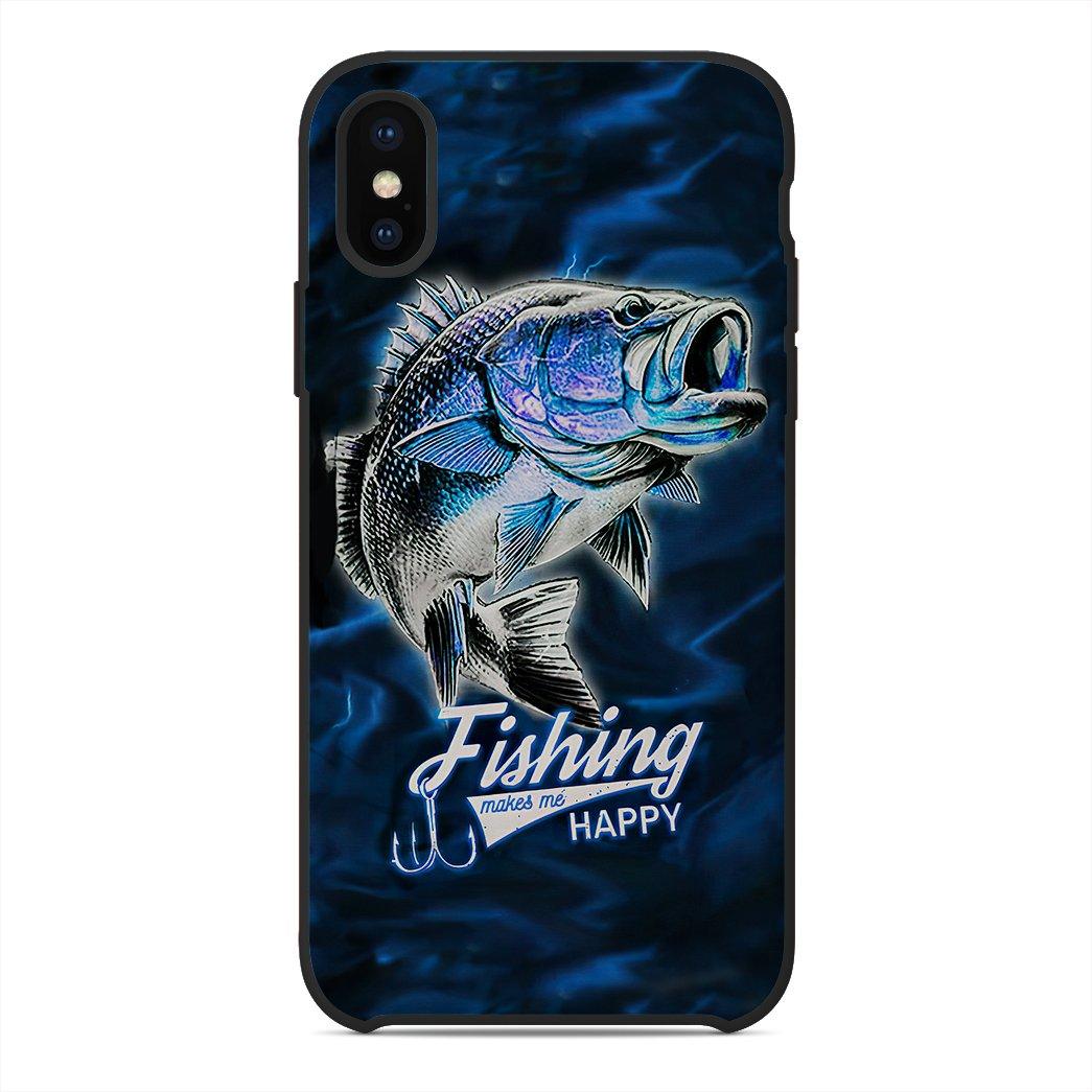 Gearhumans 3D Custom Glass Phone Case Cover Fishing Gearhumans 3D Custom Glass Phone Case Cover Fishing