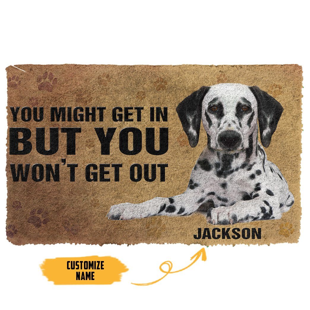 Dalmatian doormat outlet