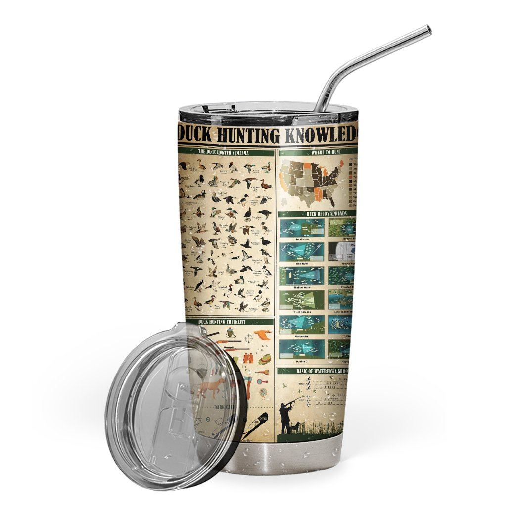 Personalized Goose Hunting Cup Tumbler, Duck Hunting Tumbler