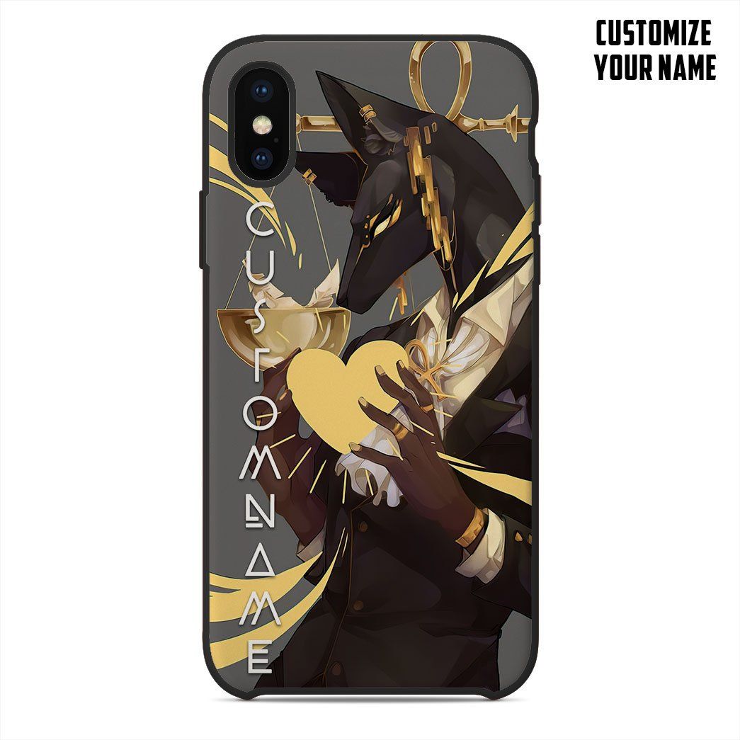 Gearhumans GearHuman 3D Gentle Anubis Custom Name PhoneCase