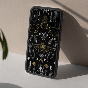 Gearhumans 3D Gothic Halloween Pattern Custom Phonecase
