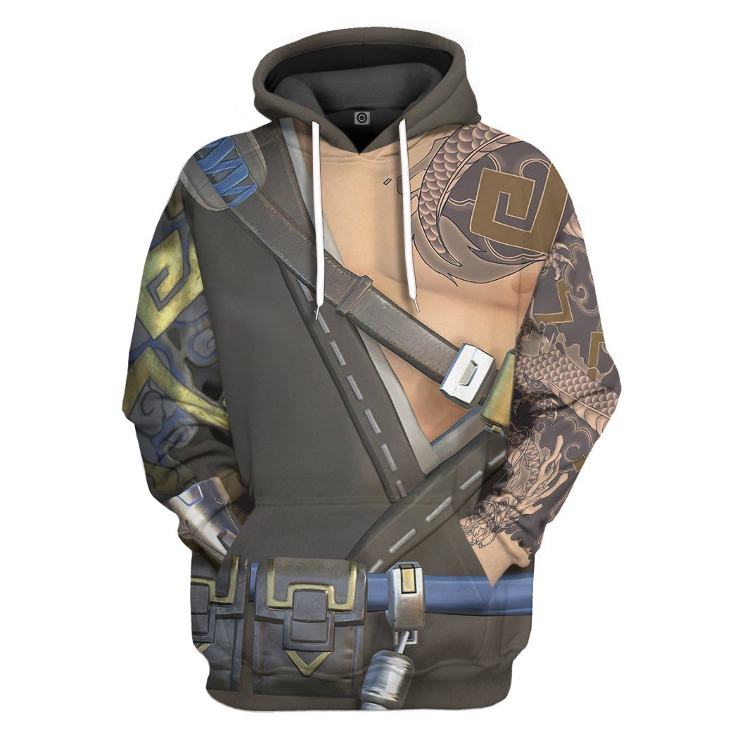 gear overwatch Gearhumans 3D Hanzo Overwatch Custom Tshirt Hoodie Appreal