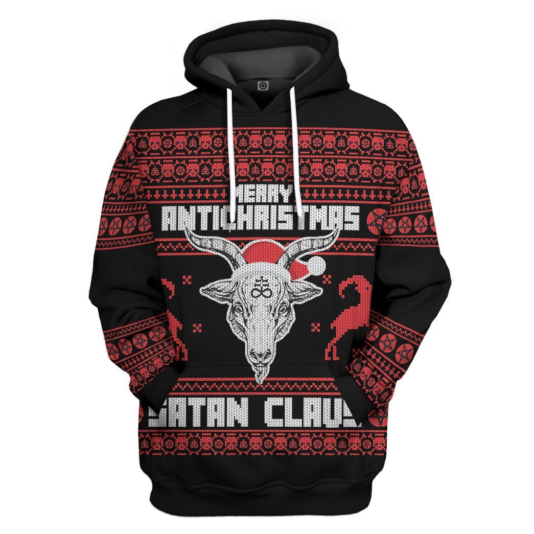 Ugly christmas hot sale sweater satan