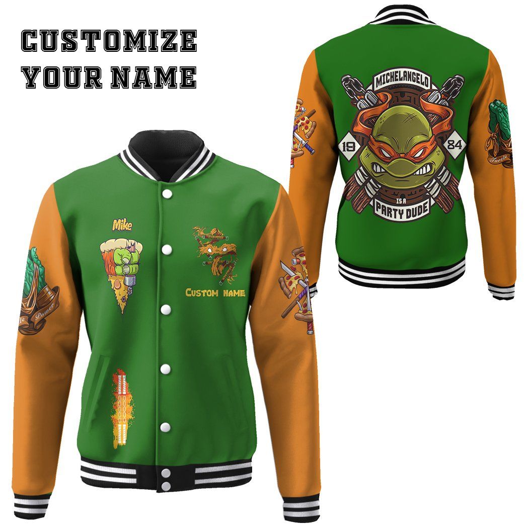 Gearhumans 3D Mighty Morphin Power Ranger Baseball Jacket