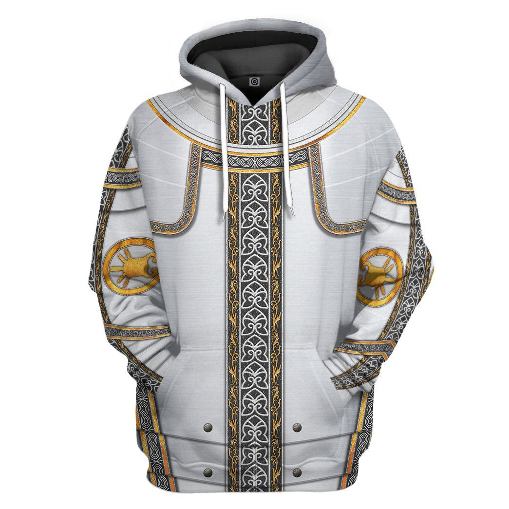 Gearhumans 3D Middle Ages Knight Armour Custom Hoodie Apparel