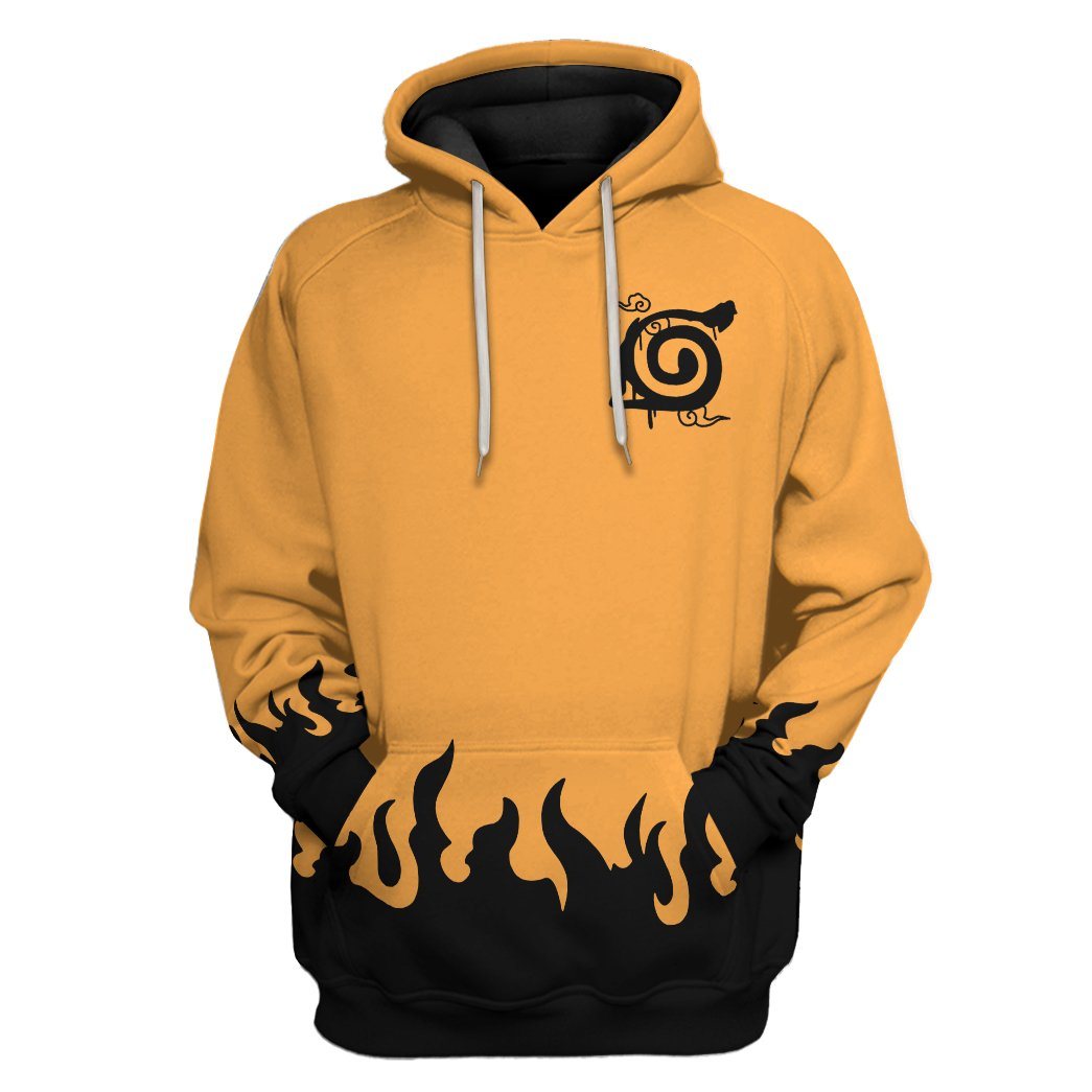 Gearhumans 3D Naruto Custom Hoodie Apparel