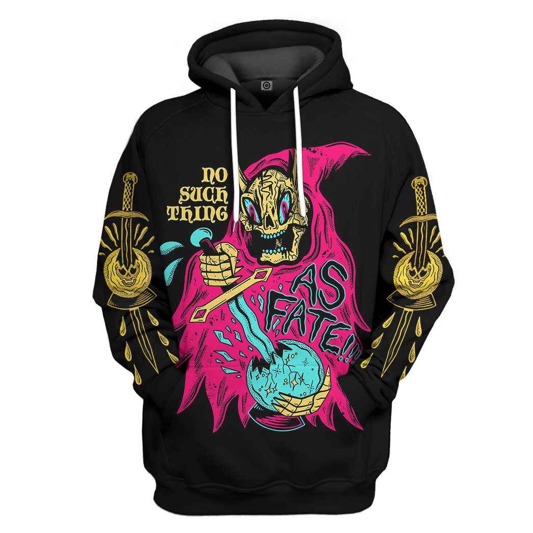 Gearhumans 3D No Such Thing As Fate Custom Hoodie Apparel
