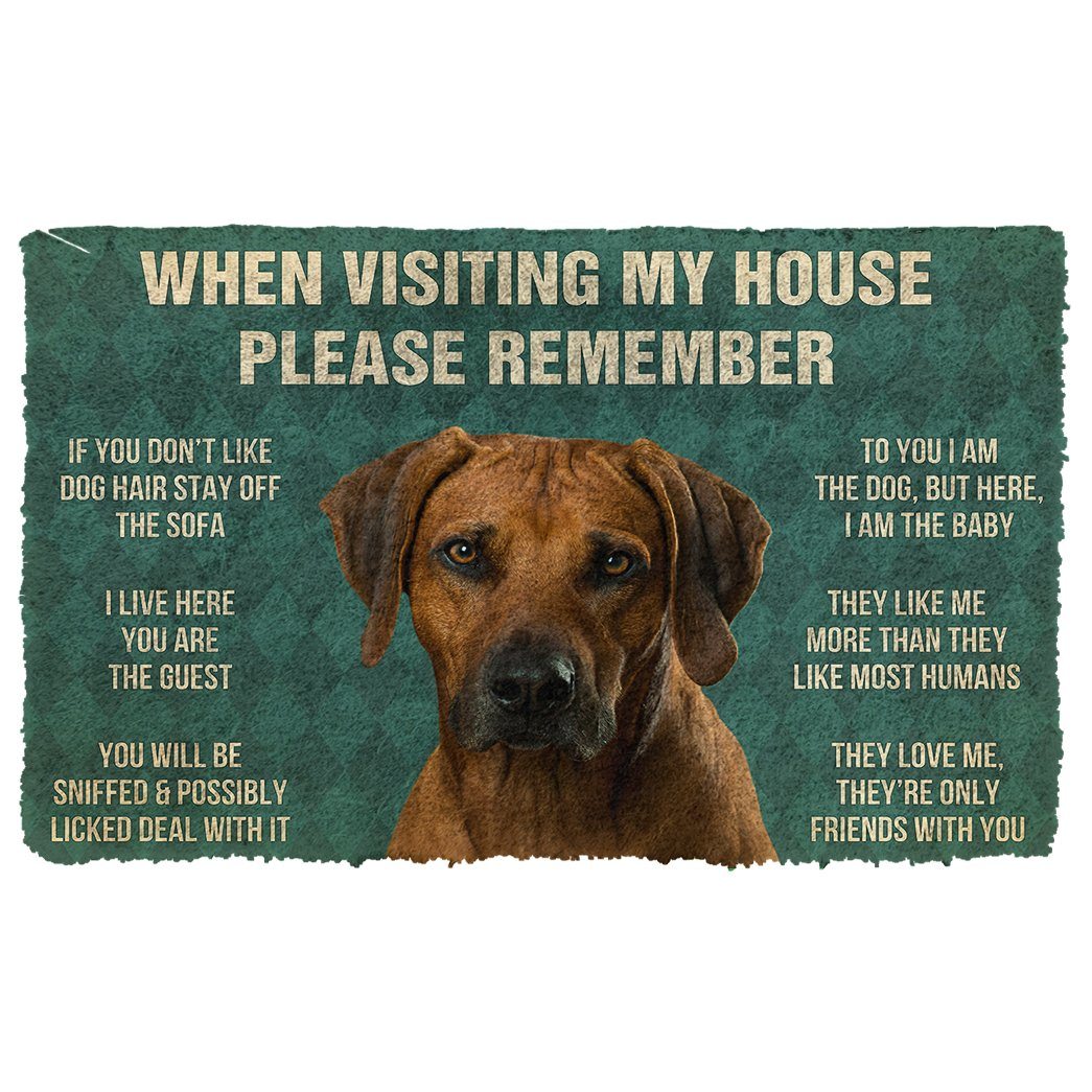 Gearhumans GearHuman 3D Please Remember Rhodesian Ridgeback Dogs House