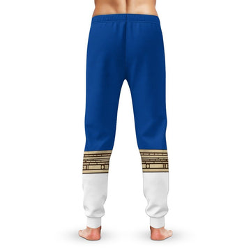 Gearhumans 3D Power Rangers Zeo Blue Custom Sweatpants