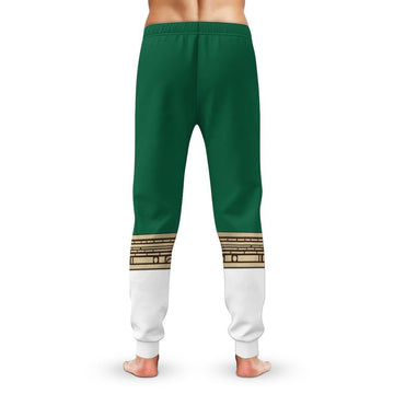 Gearhumans 3D Power Rangers Zeo Green Custom Sweatpants