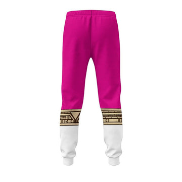 Gearhumans 3D Power Rangers Zeo Pink Custom Sweatpants