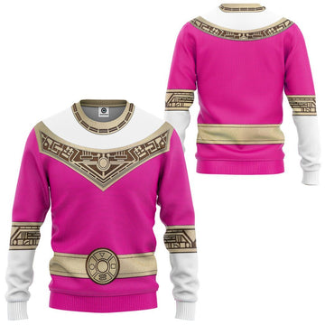 Gearhumans 3D Power Rangers Zeo Pink Custom Tshirt Hoodie Apparel