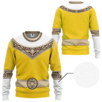 Gearhumans 3D Power Rangers Zeo Yellow Custom Tshirt Hoodie Apparel