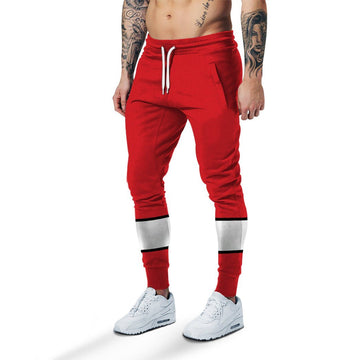 Gearhumans 3D Red Power Rangers Time Force Sweatpants