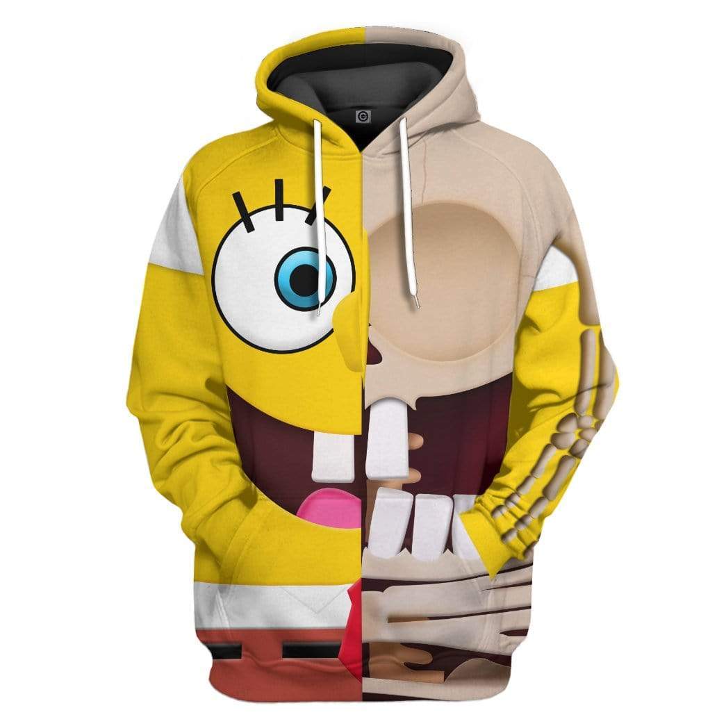 Gearhumans 3D Spongebob Squarepants Hoodie Apparel