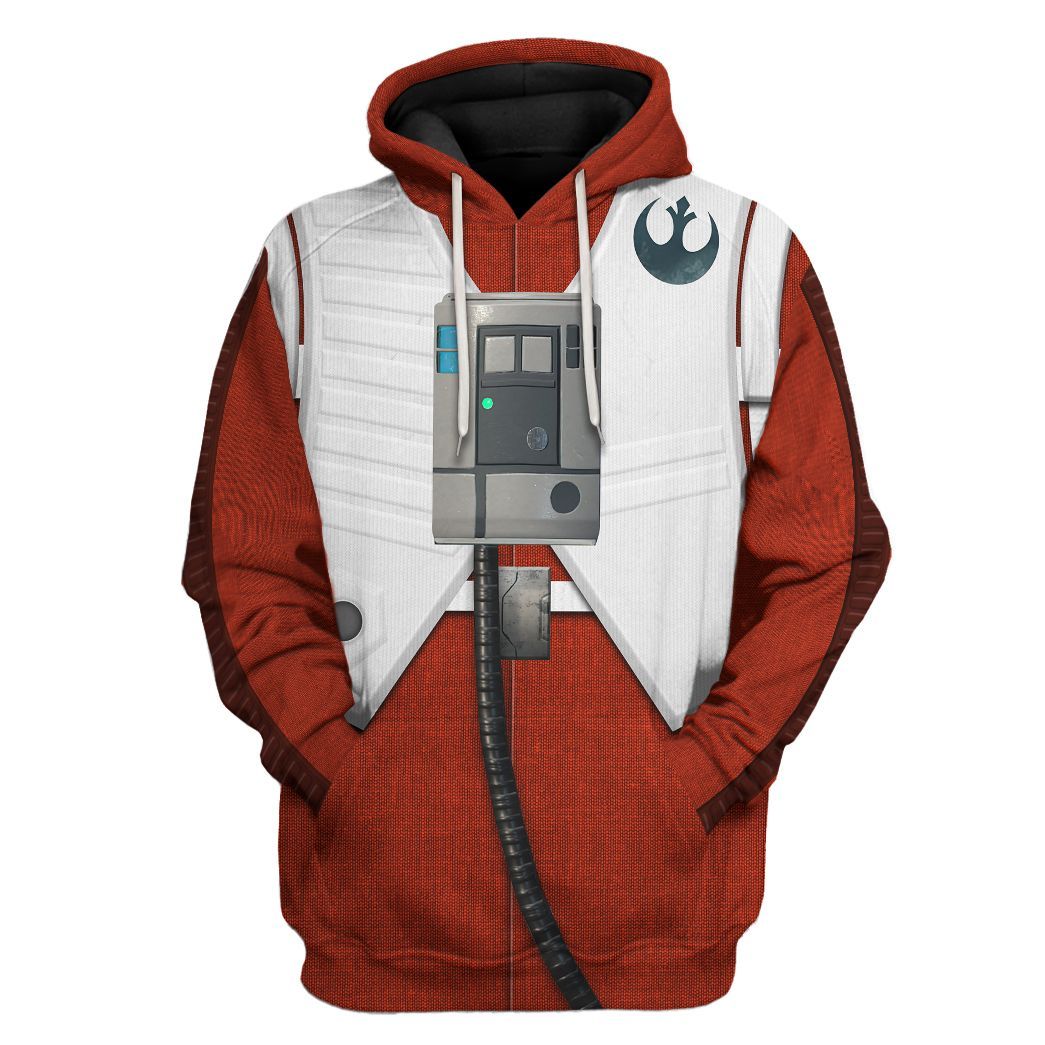 poe gear Gearhumans 3D S.W Poe Dameron Tshirt Hoodie Apparel