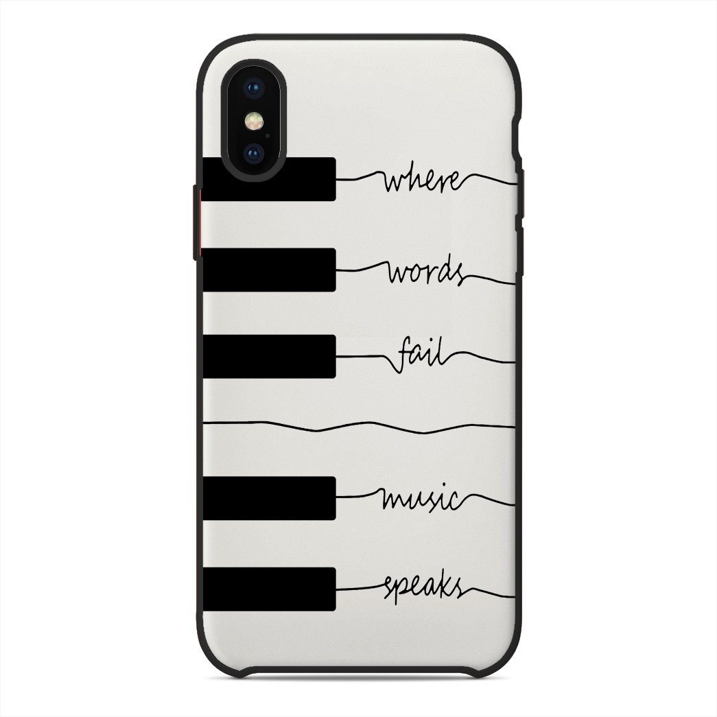 kisses phone case Kisses Gothic (For Him) Glass Phone Case Cover for iPhone and Android