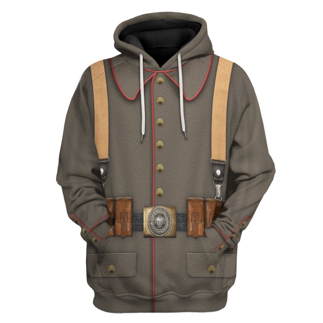 Gearhumans 3D WW1 German Soldier Tshirt Hoodie Apparel