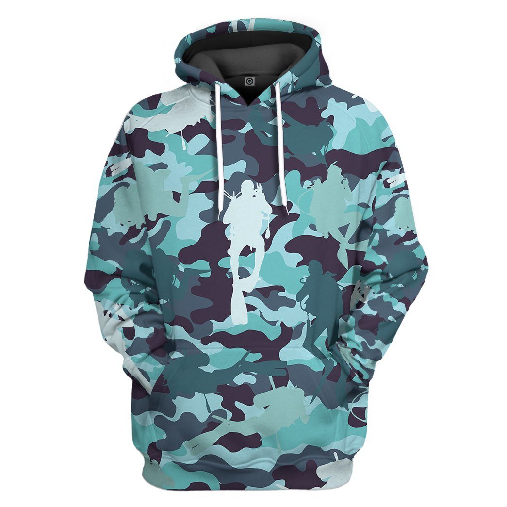 Camo scuba clearance hoodie