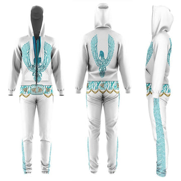 Gearhumans 3D ELV PRL Phoenix Turquoise Custom Jumpsuit