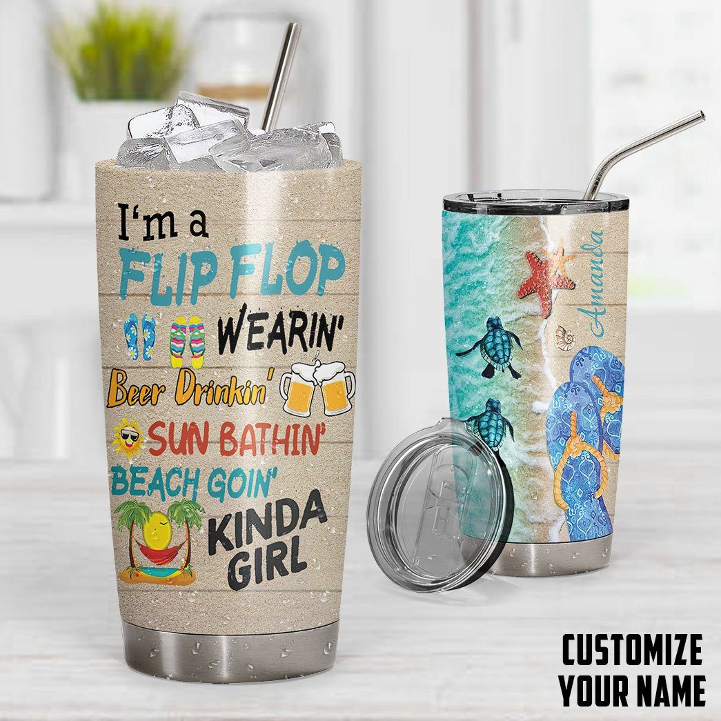 Customized Tollara Vacuum Insulated Tumblers with Flip Top Spout