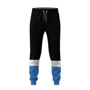 Gearhumans 3D Power Rangers Megaforce Blue Ranger Custom Sweatpants