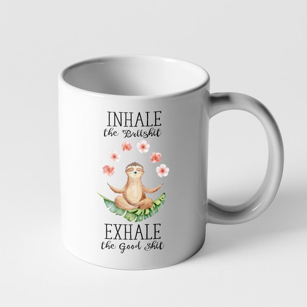 Inhale Exhale Yoga Mug