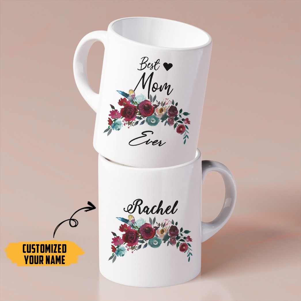 Gearhumans 3D Yoda Best Mom Mothers Day Gift Custom Name Mug