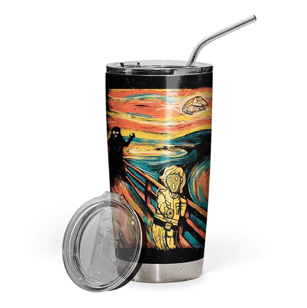 Gearhumans 3D Star Wars Intro Custom Design Vacuum Insulated Tumbler