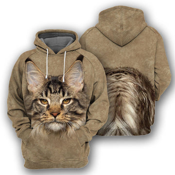 Gearhumans Maine Coon - 3D All Over Printed Shirt