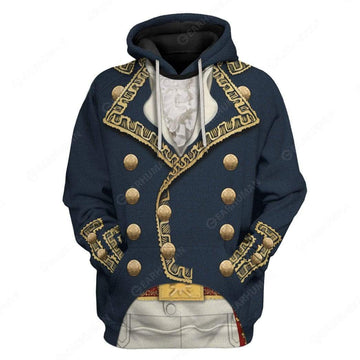 Gearhumans Hoodie Custom Marquis de Lafayette Apparel