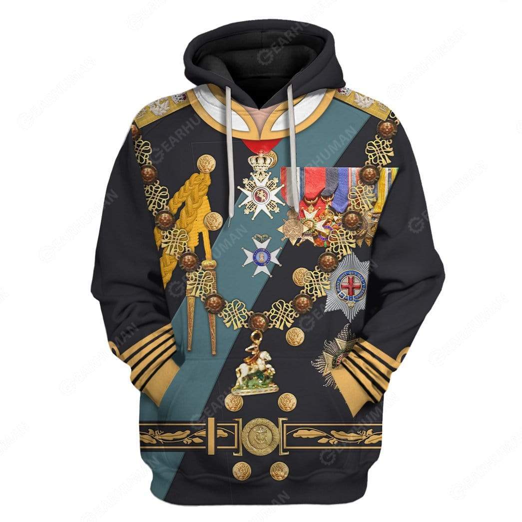 Black Louis Vuitton Golden Logo Hoodie 3D All Over Print - High-Quality  Printed Brand