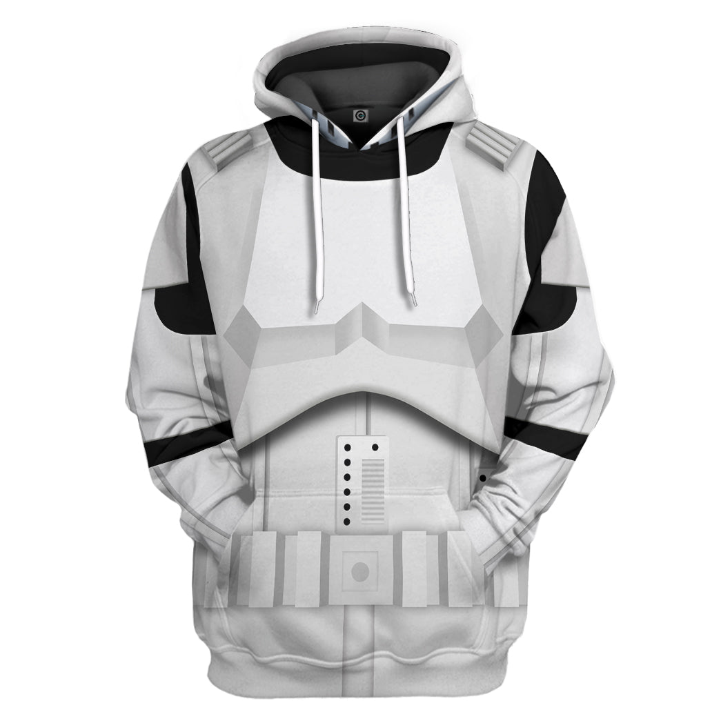Gearhumans 3D Stormtrooper Custom Tshirt Hoodie Apparel