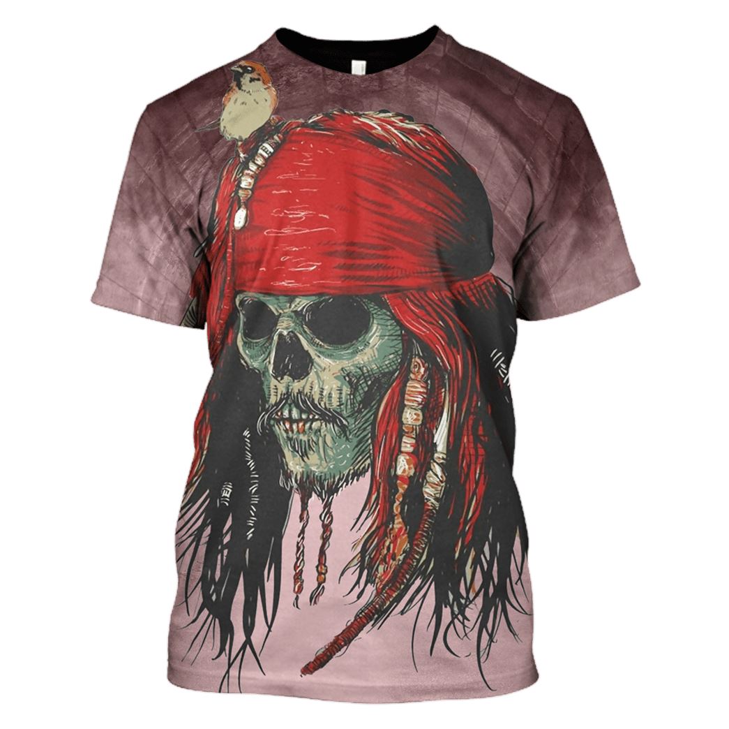 3D Apparel Gearhumans Pirates of The Caribbean Hoodies - T-shirts Apparel RV Hoodie / M Halloween Costumes, Halloween Decorations