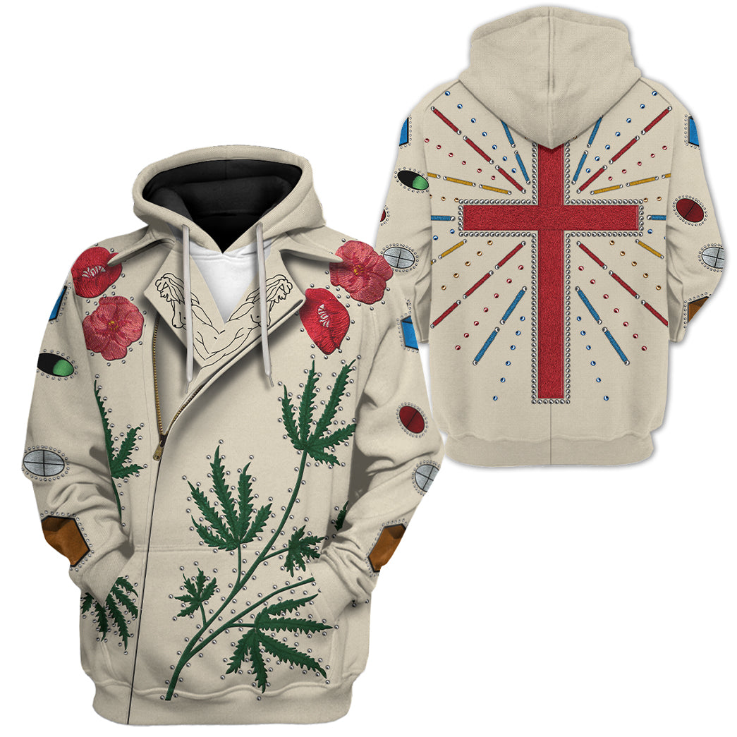 Gearhumans Custom Gram Parsons Nudie Suit Apparel