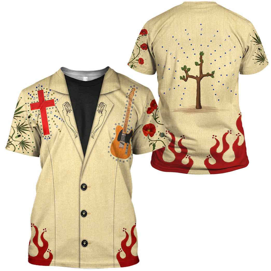 Gearhumans Custom Gram Parsons Nudie Suit Apparel