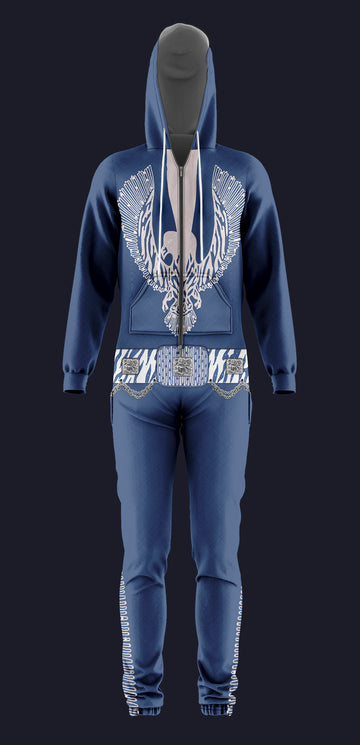 Copy of Gearhumans 3D ELV PRL Blue Phoenix Custom Jumpsuit