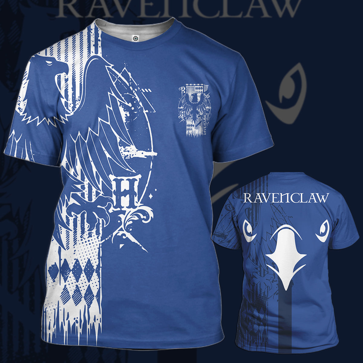 Gearhumans Harry Potter Ravenclaw Custom Apparel - Hoodies T-shirt