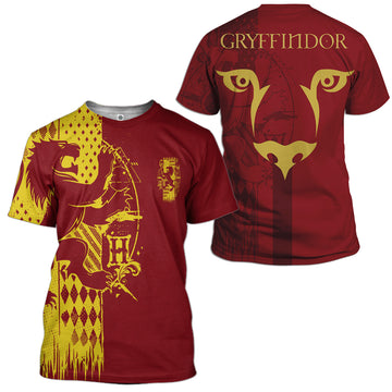 Gearhumans  Harry Potter Gryffindor Custom T-shirt - Hoodies Apparel